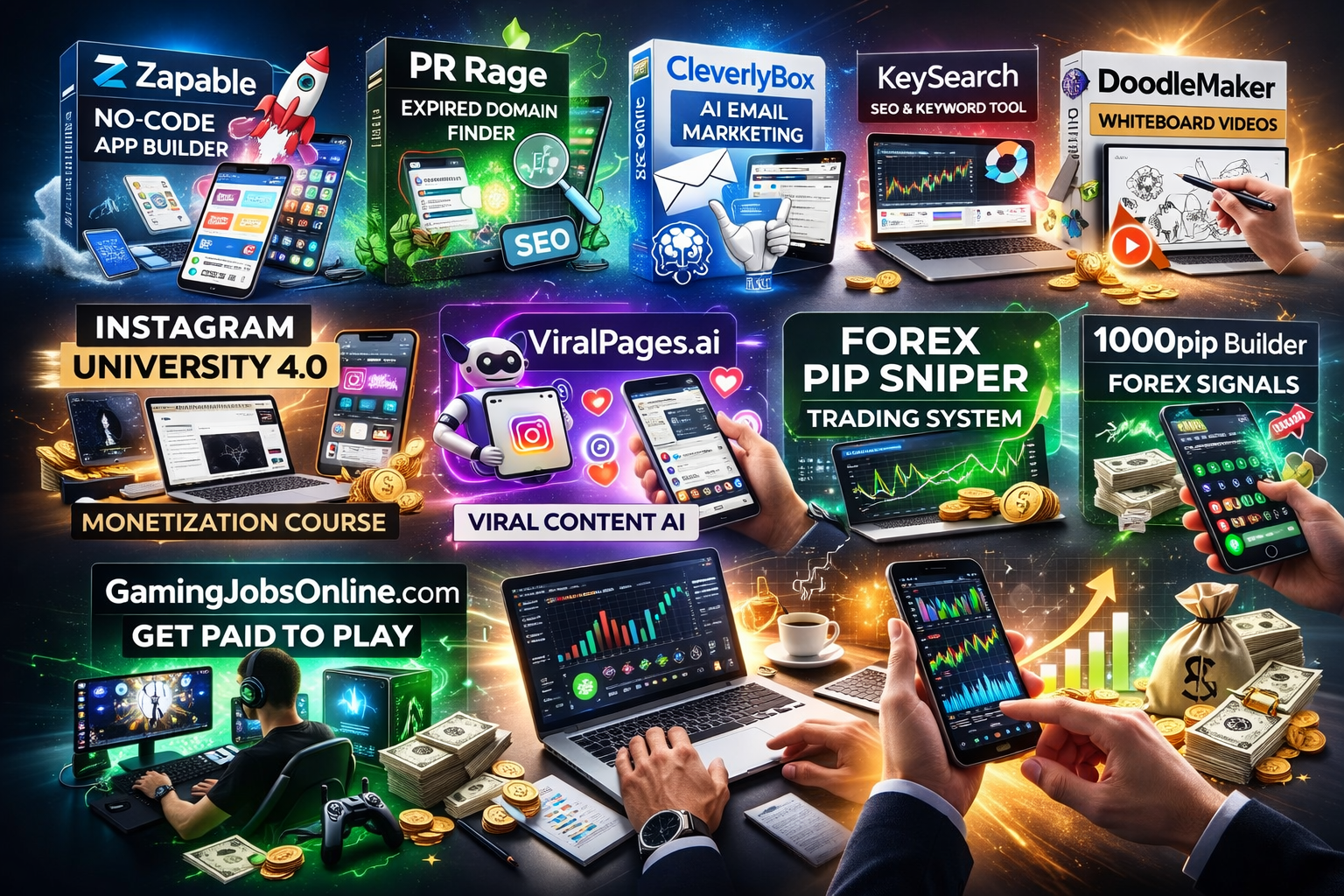 Top-selling products on JVZoo