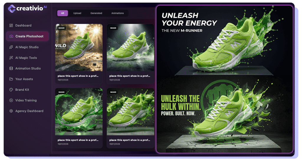 Creativio AI 2.0 Features