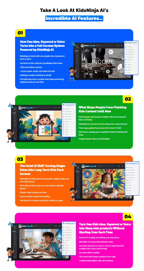 KidsNinja AI’s Incredible AI Features 