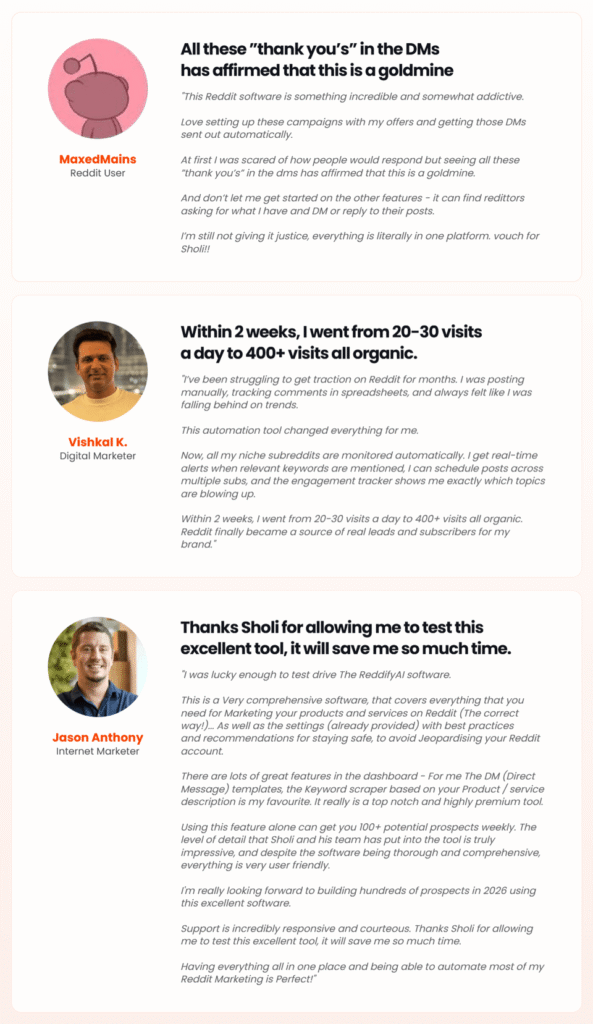 ReddifyAI Infinity by Jono Armstrong